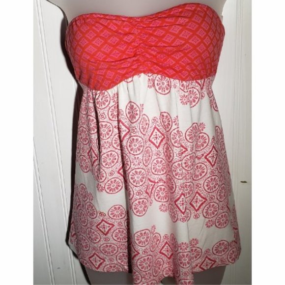 Roxy Tops - Roxy Cotton Strapless Top Size Small